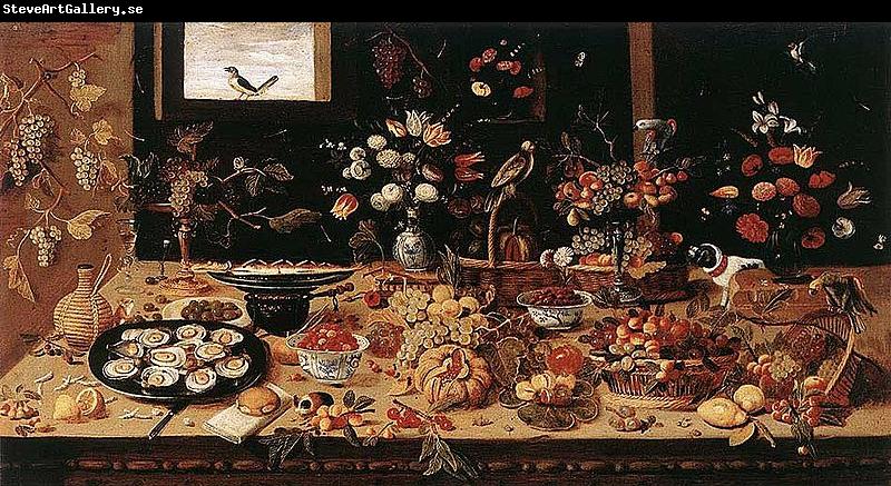 Jan Van Kessel Still life with Oysters